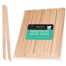 100 Pieces Small Wax Sticks Wood Spatulas Applicator Craft Pack of 100