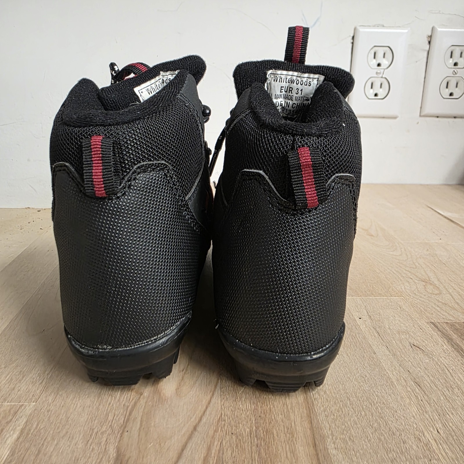 SALOMON Scarponi da sci Whitewoods Thinsulate taglia EU 31 rosso fondo backcountry