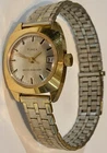 Timex Ladies Vintage Running Gold Tone Mechanical Watch