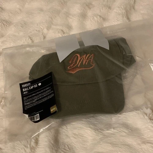 BTS DNA Embroidered Logo Cap Adjustable Hat Black K-pop  From Japan