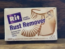 NOS Rit Laundry Treatment 2 oz RUST REMOVER. Removes Rust Spots on Fabric