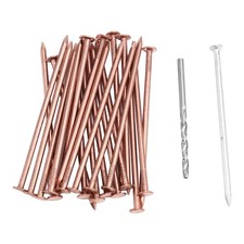 Copper Nails to Trees 3.5 Inch Pure Copper Nails Bulk for Trees 25 Pcs X7S6