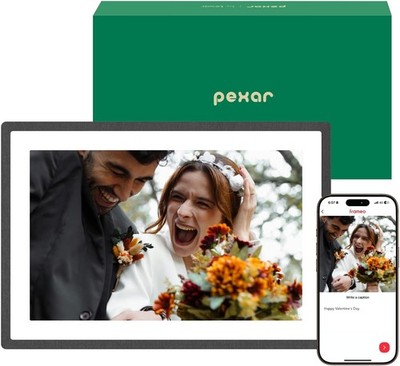 Pexar 10.1 Inch WiFi Digital Picture Frame 32GB Touch Screen