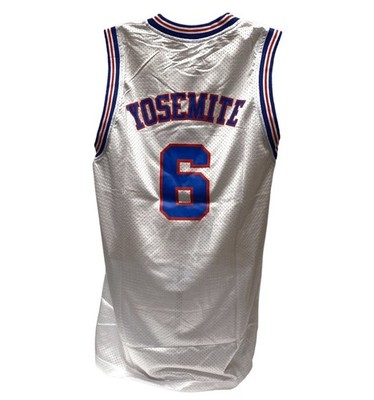 Yosemite Sam Tune Squad White Jersey Space Jam Basketball Costume Uniform Movie