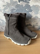 Women’s Grey Suede Winter Boots BPC Selection - Size UK 8 EU 42