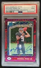 2024 Donruss Optic Michael Penix Jr. Rated Rookie Auto Pink Velocity #/50 PSA 9