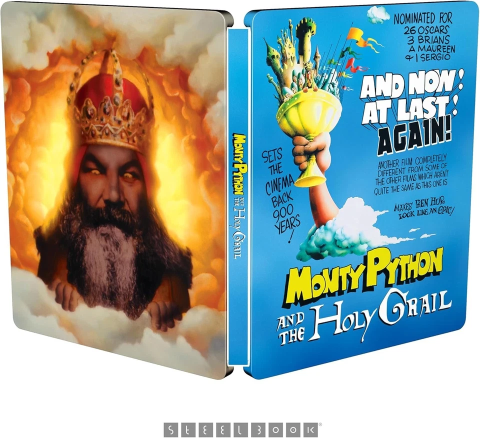 Monty Python and The Holy Grail [4K UHD + Blu-ray] Steelbook UK Collector's Ed. - Image 3 of 4
