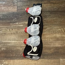 Fuel belt Hydration Belt Size Large 4bottle W/zip Storage Pouch For Workouts.