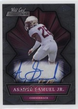 2021 Wild Card Alumination Asante Samuel Jr Rookie Auto RC 0nr3. rookie card picture