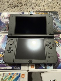Nintendo New 3DS XL System Black Bundle (Majora&rsquo;s Mask, Pok&eacute;mon Diamond, plus)