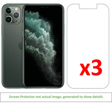 3x iPhone 11 Pro Screen Protector w/ cloth