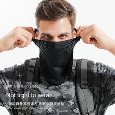 Summer cycling sun protection and UV protection mask, ear mounted quick drying