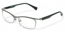 Alain Mikli Eyeglasses MODEL AL01240 COLOR Black  Silver (MOCU) 52-17