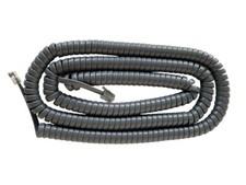 Avaya Lucent 25 Foot Long Handset Curly Cord Phone 6408D 6416D 6424D Gray