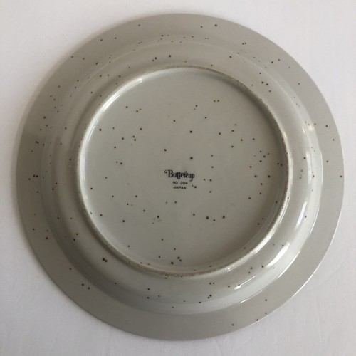 Vintage Takahashi Buttercup Salad Plates Speckled Stoneware Japan Variety of 5 - Picture 7 of 24