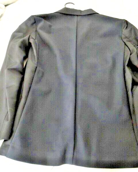 JIL SANDER HI TEK BLAZER UNCONSTRUCTED  BLACK  STRETCH GAB BACK CH 40" - Image 2 of 4