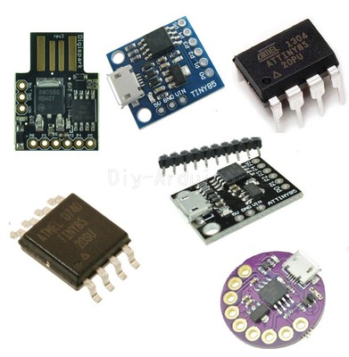 ATTINY85-20SU/PU SOP/DIP-8 CHIP IC LilyPad USB Digispark Kickstarter Module NEU