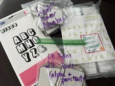 Quickutz Alphabet Dies sets - Moxie, Typist, Ginger ++ - Choose what you want!