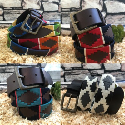 Polo Gaucho Ledergürtel Rindsleder Echtleder PREMIUM HANDMADE Ledergürtel UK