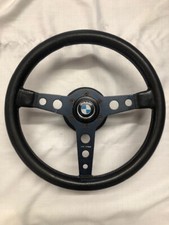 Momo Prototipo 1970s Bmw Steering Wheel W Hub Has Small Crack For Repair Or Part