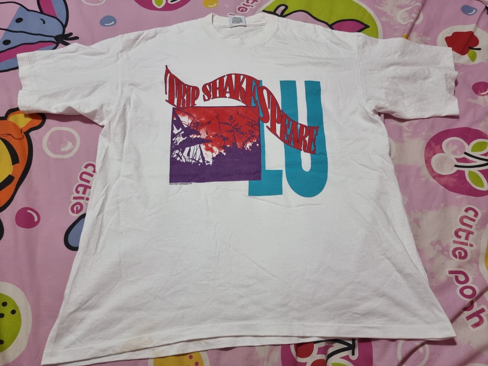 Trip Shakespeare LU T Shirt Minnesota 1990s vintage concert t-shirt, vintage, size XL, single stitch, B+ condition