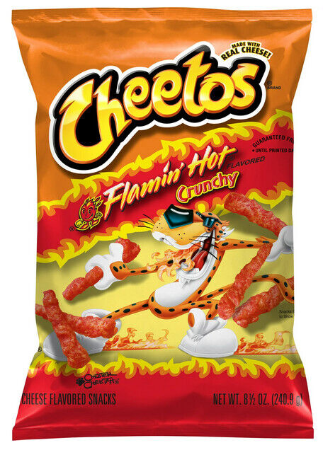 NEW FRITO LAY CHEETOS FLAMIN' HOT CRUNCHY CHIPS