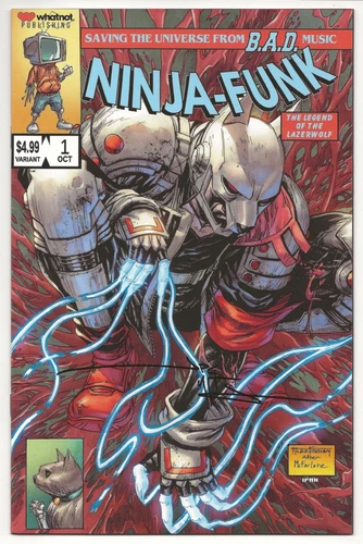 Whatnot Publishing NINJA FUNK #1 first printing Tyler Kirkham Cover C signed COA