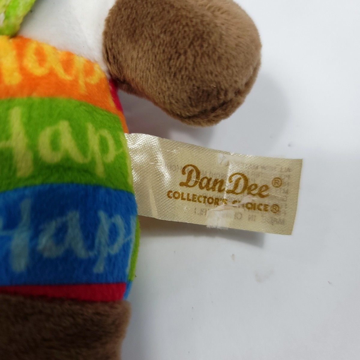 Dandee Collectors Choice Happy Monkey Gorilla Rainbow Striped