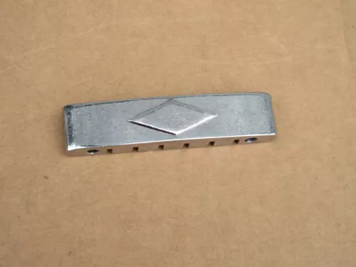 Vintage Chrome Trapeze Tailpiece String Retainer Bar Extra Heavy Duty