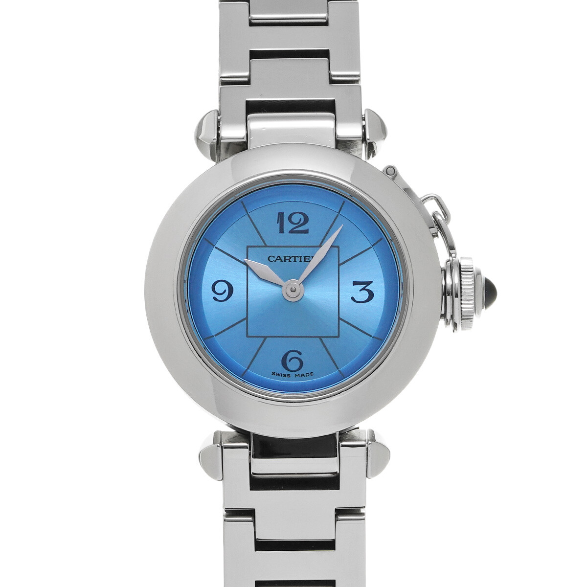 Cartier Miss Pasha 1st Anniversary Blue Dial Watch Ref W3140024 675242-image