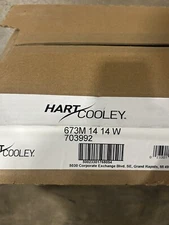 **NEW** 14x14 673M White Return Air Filter Grille Hart & Cooley HTC703992 