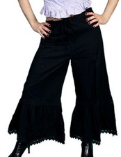 Scully Western Bloomers Womens Ruffles Lace Elastic Ties F0 RW500