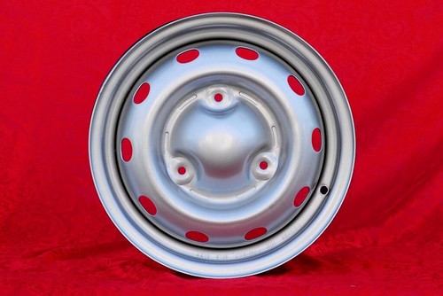 4 cerchi acciaio Renault R4 R5 R6 1963-91 4x13 ET28 steel wheel Stahlfelge - Imagen 2 de 20