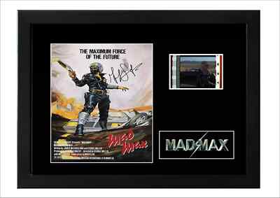 Mad Max 1979 Original Framed Film Cell Display Signed Stunning Memorabilia + COA