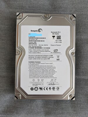 Festplatte HDD Seagate Barracuda ST3500320NS ES.2, 500 GB, 3,5Zoll, 7200RPM
