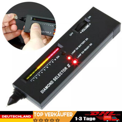 DE LED Diamant Schmuckstein Tester Tool Diamantprüfer Diamond Prüfgerät Werkzeug
