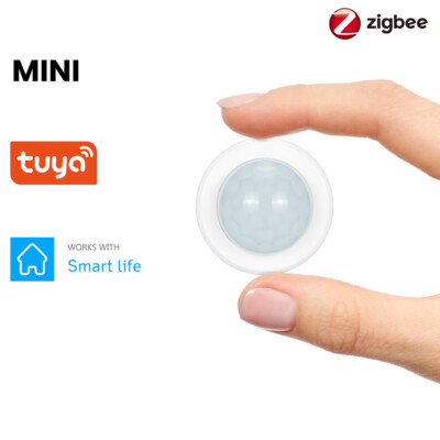 Zigbee 3.0 Tuya Mini Smart PIR Motion Movement Transducer Sensor Home Security 