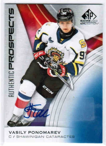 19/20 SP GAME USED CHL HOCKEY BLUE AUTOGRAPH AUTO CARDS #1-75 U-Pick From List - Picture 31 of 34