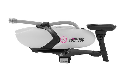 XLab Torpedo Versa 200 Aerobar Mount+Cage+ BPA-Free Bottle 768ml Clear/Magenta - Picture 2 of 10