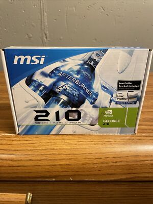 MSI NVIDIA GeForce 210 (N210-512D2) 512 MB DDR2 SDRAM PCI Express x16...