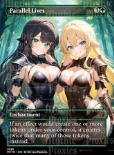 Parallel Lives Anime Style High Quality Altered Art Custom Card