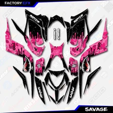 Pink Savage Camo Racing Graphics kit fits Yamaha Raptor 700 13-25 decal