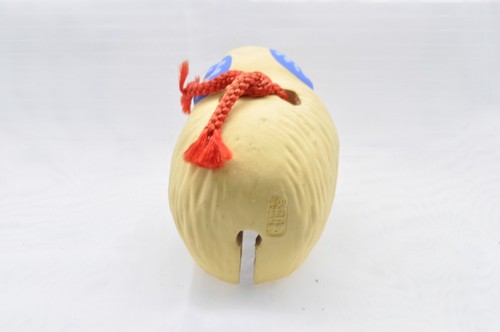 Japanese Clay Bell Ceramic Dorei Vintage sheep cream 2.75 x 1.96 x 2.36 inch - 第 10/12 張圖片