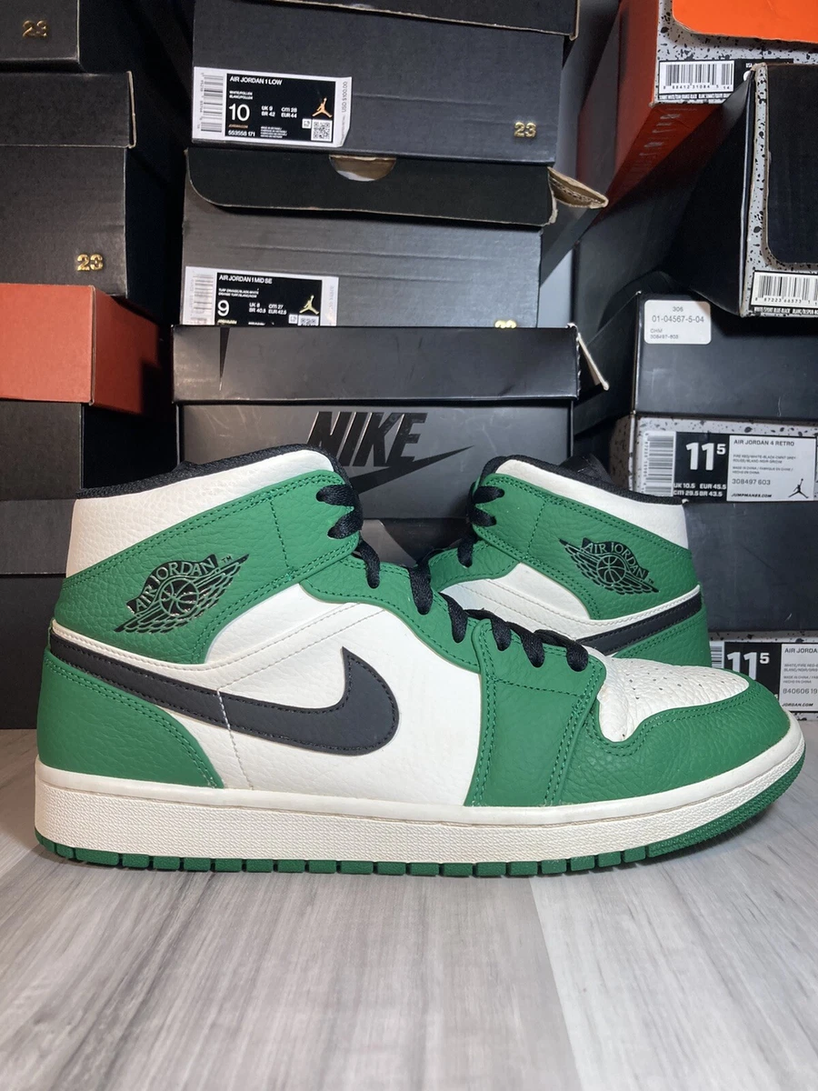Jordan 1 Mid Pine Green 2018 Pre-Owned Size 11 | eBay