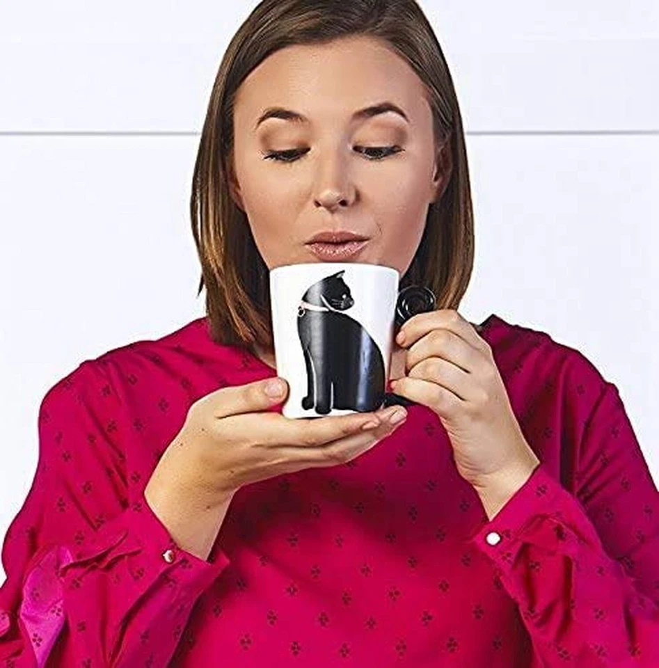 VOTUM White Ceramic Coffee Mug or Tea Mugs: Animal Shaped Coffee Mugs with Ha... - Image 4 of 4