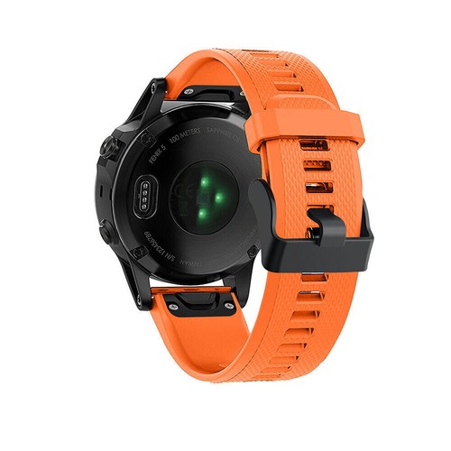 For Garmin Fenix 7 7X 7S 6 6X 6S 5 5X 5S D2 Quick Fit Silicone Strap Wrist band - Picture 13 of 37