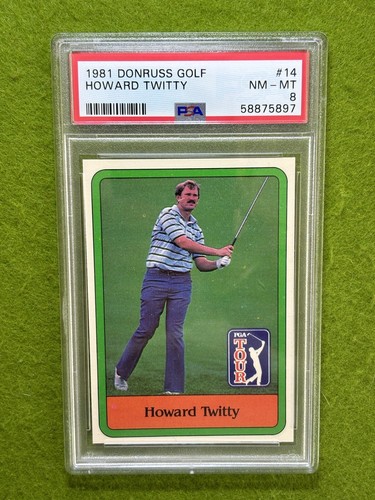 Howard Twitty ROOKIE CARD PSA 8 NM-MINT RC 1981 Donruss Golf HOWARD TWITTY PGA - Picture 16 of 24