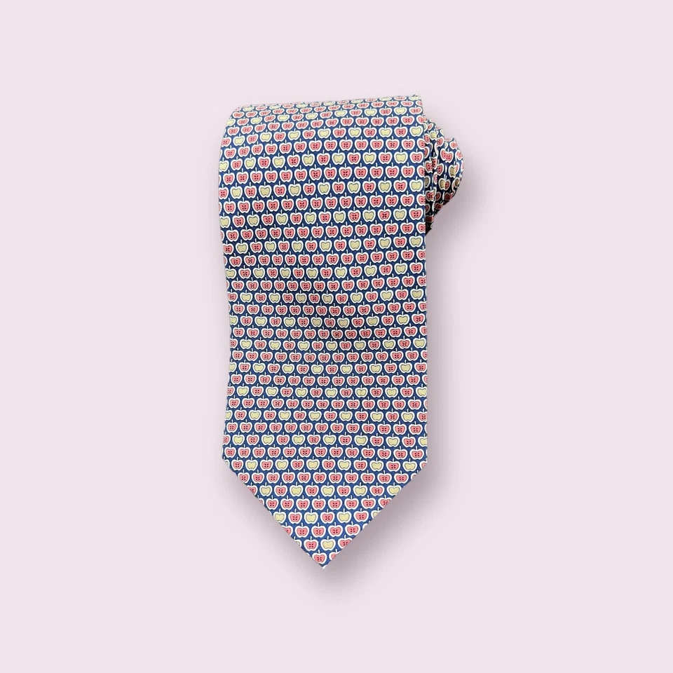 Corbata Jos A Bank Colección Ejecutiva Corbata Geométrica Fruta Manzana 100% Seda Foto 2 de 4