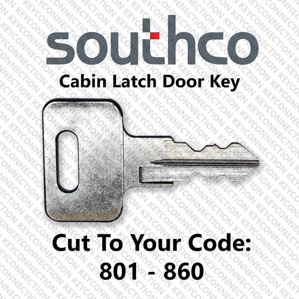 AFTERMARKET Southco Mobella Marine Boat Cabin Latch Door Key Cut to Code 801 - 860