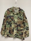 US Military Army Woodland Camo Combat Coat , Hot Weather Medium Long 2/277 — photo 1